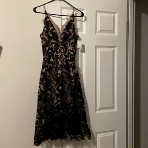 Dress the Population Lace Midi Dress